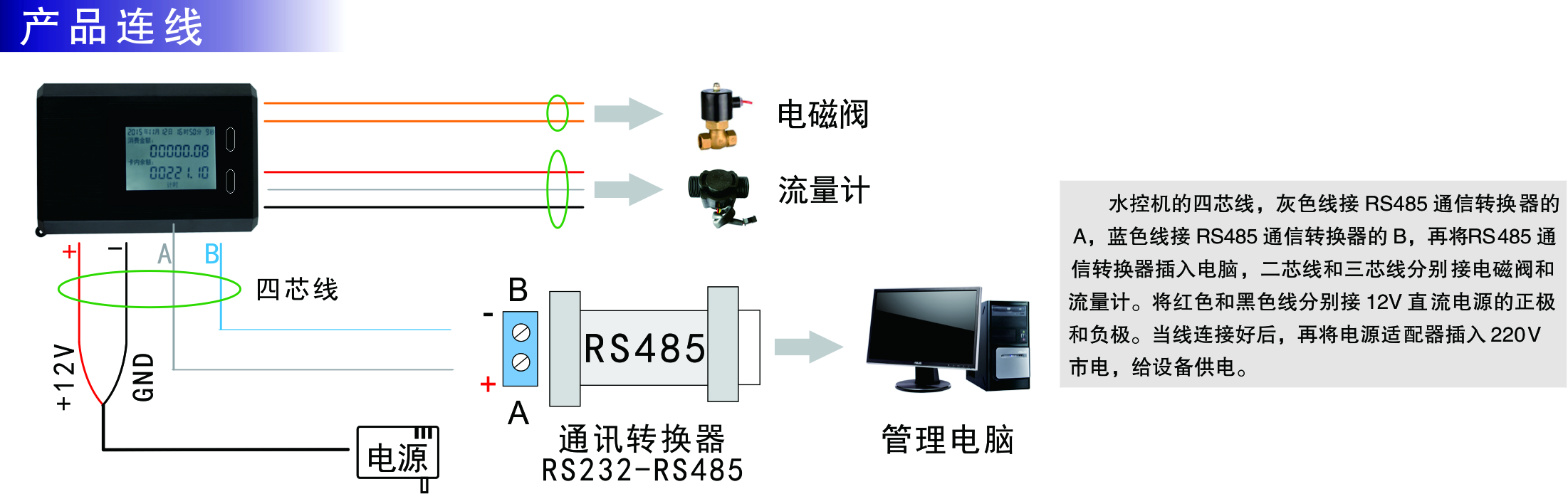 分体水控接线图